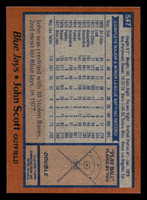 1978 Topps #547 John Scott Near Mint  ID: 521213