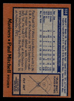 1978 Topps #558 Paul Mitchell Near Mint  ID: 521259