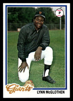 1978 Topps #581 Lynn McGlothen Near Mint  ID: 521350