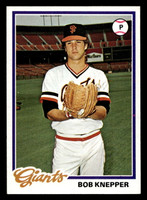 1978 Topps #589 Bob Knepper Near Mint RC Rookie  ID: 521383