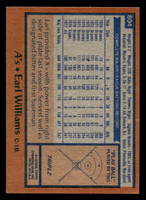 1978 Topps #604 Earl Williams Near Mint+ 
