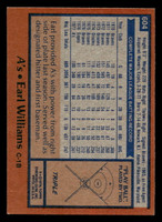 1978 Topps #604 Earl Williams Near Mint  ID: 521432