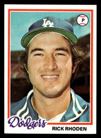 1978 Topps #605 Rick Rhoden Near Mint  ID: 521438