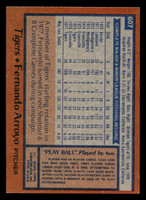 1978 Topps #607 Fernando Arroyo Near Mint  ID: 521447