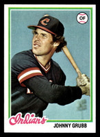 1978 Topps #608 Johnny Grubb Near Mint  ID: 521449