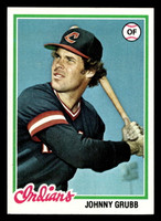 1978 Topps #608 Johnny Grubb Near Mint  ID: 521450