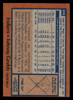 1978 Topps #608 Johnny Grubb Near Mint  ID: 521451