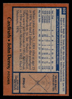1978 Topps #609 John Denny Near Mint  ID: 521452