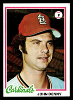 1978 Topps #609 John Denny Ex-Mint 