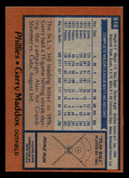 1978 Topps #610 Garry Maddox Near Mint  ID: 521459