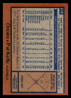 1978 Topps #616 Pat Kelly Near Mint  ID: 521480