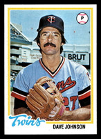 1978 Topps #627 Dave Johnson Near Mint Twins