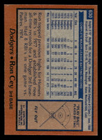 1978 Topps #630 Ron Cey Near Mint  ID: 521537