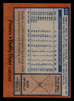 1978 Topps #637 Duffy Dyer Near Mint  ID: 521567