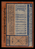 1978 Topps #655 Lyman Bostock Near Mint  ID: 521639