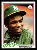 1978 Topps #658 Manny Sanguillen Near Mint+  ID: 521650