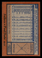 1978 Topps #662 Paul Dade Near Mint+ RC Rookie  ID: 521668