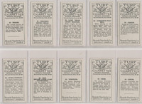 1925 Turf Cig. Sports Records Series 2 Lot of 10 of 50  #*sku37199