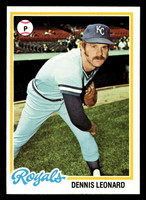 1978 Topps #665 Dennis Leonard Near Mint  ID: 521679