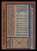 1978 Topps #669 Pete Falcone Near Mint+  ID: 521693