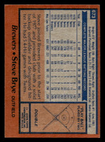 1978 Topps #673 Steve Brye Very Good 