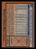 1978 Topps #673 Steve Brye Near Mint  ID: 521710