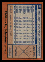 1978 Topps #675 Jay Johnstone Near Mint  ID: 521718