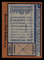 1978 Topps #681 Rob Belloir Near Mint  ID: 521741