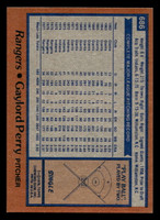 1978 Topps #686 Gaylord Perry Near Mint+  ID: 521763