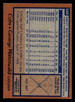1978 Topps #688 George Mitterwald Near Mint+  ID: 521770