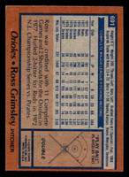 1978 Topps #691 Ross Grimsley Near Mint  ID: 521781