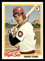 1978 Topps #695 Dwight Evans Near Mint  ID: 521797