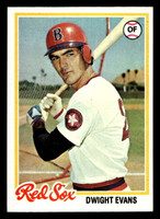 1978 Topps #695 Dwight Evans Near Mint  ID: 521800