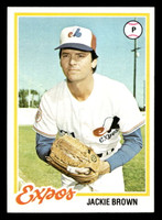 1978 Topps #699 Jackie Brown Near Mint+  ID: 521815