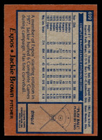 1978 Topps #699 Jackie Brown Ex-Mint 