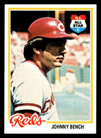 1978 Topps #700 Johnny Bench Very Good  ID: 521819