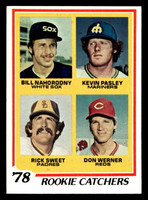 1978 Topps #702 Bill Nahorodny/Kevin Pasley/Rick Sweet/Don Werner Rookie Catchers Near Mint RC Rookie  ID: 521826