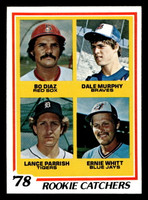 1978 Topps #708 Bo Diaz/Dale Murphy/Lance Parrish/Ernie Whitt Rookie Catchers Very Good RC Rookie  ID: 521851