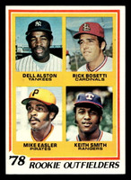 1978 Topps #710 Dell Alston/Rick Bosetti/Mike Easler/Keith Smith Rookie Outfielders Near Mint RC Rookie  ID: 521858