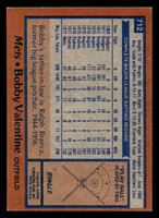 1978 Topps #712 Bobby Valentine Ex-Mint 