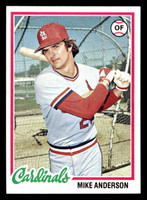 1978 Topps #714 Mike Anderson Near Mint  ID: 521873