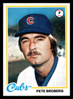 1978 Topps #722 Pete Broberg Near Mint+ 