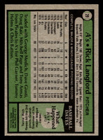 1979 Topps #29 Rick Langford Near Mint 