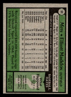 1979 Topps #69 Elliott Maddox Near Mint+  ID: 521995