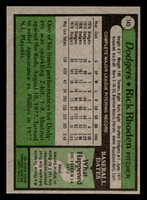1979 Topps #145 Rick Rhoden Near Mint+  ID: 522071