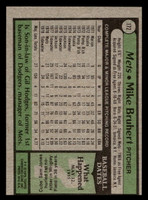 1979 Topps #172 Mike Bruhert Near Mint RC Rookie  ID: 522098