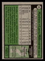 1979 Topps #199 Larry Milbourne Near Mint  ID: 522125