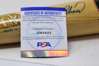 Frank Robinson Cooperstown Bat Signed Auto Signed PSA/DNA Orioles Famous Player Series ID: 522171
