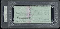 Arnie Weinmeister Check Signed Auto PSA/DNA Slab HOF