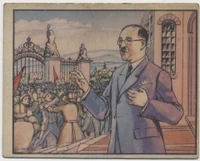 1938 Gum Inc. R69 Horrors of War #288 Czech President... (Last Card)  #*sku37202